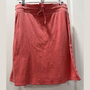 Coral Pink J. Crew Casual Midi Skirt